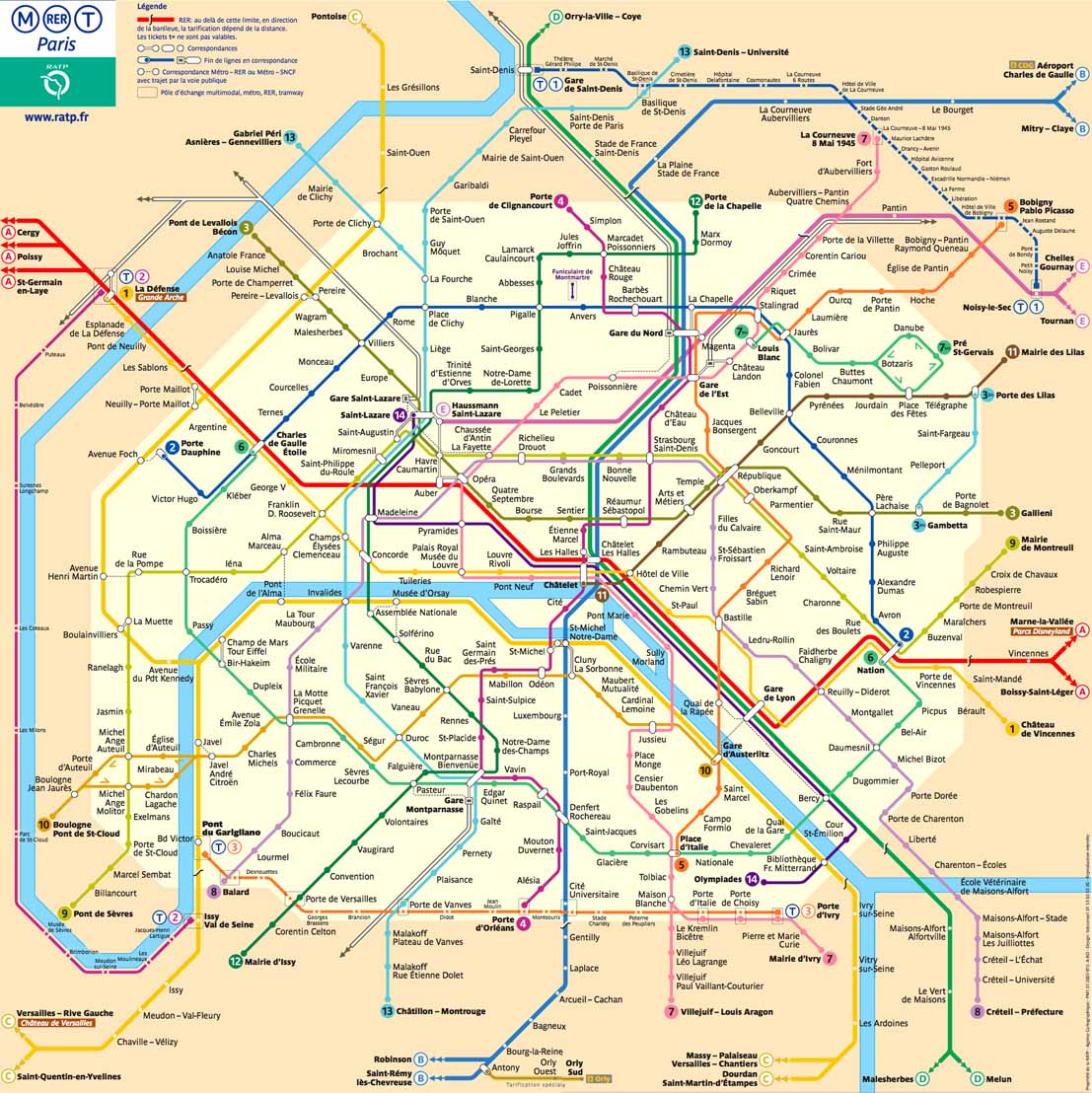 metro paryskie