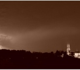 Lightnings over saint Joachim church (Sosnowiec), Photo 621