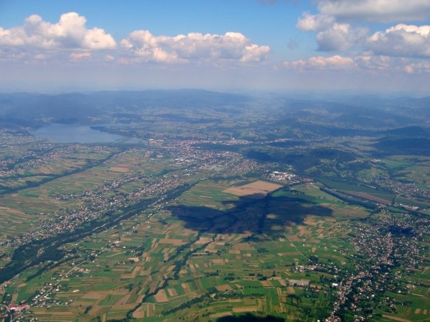 Węgierska Górka - parachuting